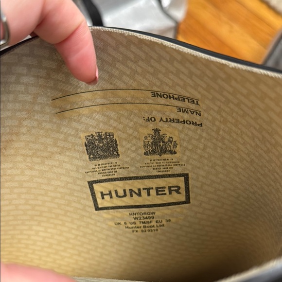 Hunter Classic Black Rain Boots - Picture 5 of 5